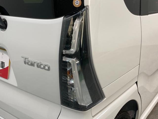 タントカスタムＸ　両側電動スライドドア　ＬＥＤ　届出済未使用車衝突被害軽減ブレーキ　コーナーセンサー　バックカメラ（ナビ装着時用）　両側電動スライドドア　前席シートヒーター　電動パーキングブレーキ　ＬＥＤ　オートライト　オートエアコン　スマートキー　エコアイドル（滋賀県）の中古車