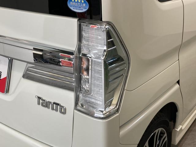 タントカスタムＲＳ　トップエディションＳＡ　８型ナビ　Ｂカメラ追突被害軽減ブレーキ　スマアシ１　ＬＥＤ　スマートキー　両側電動スライドドア　８インチフルセグナビ　ＤＶＤ　Ｂｌｕｅｔｏｏｔｈ　ＵＳＢ　バックカメラ（滋賀県）の中古車