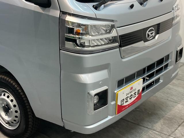 ハイゼットトラックジャンボエクストラ　４ＷＤ　ＣＶＴ　ＬＥＤ　届出済未使用車衝突被害軽減ブレーキ　コーナーセンサー　電子制御式４ＷＤ　ＣＶＴ　ＬＥＤ　オートライト　オートエアコン　スーパーデフロック　電動格納式ドアミラー　前席パワーウインドウ　スマートキー　エコアイドル（滋賀県）の中古車