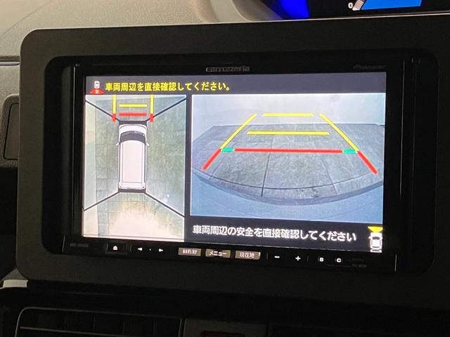 タントカスタムＲＳスタイルセレクション　ナビ　パノラマカメラ追突被害軽減ブレーキ　コーナーセンサー　スマートキー　ＬＥＤ　両側電動スライドドア　レーダークルーズコントロール　前席シートヒーター　フルセグナビ　ＤＶＤ　Ｂｌｕｅｔｏｏｔｈ　パノラマカメラ（滋賀県）の中古車