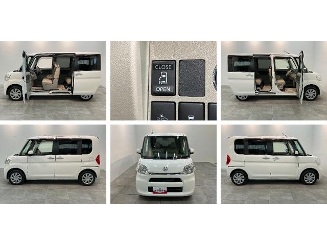 タントＸ　ＳＡ　スマートキー　左側電動スライドドア　車検整備付追突被害軽減ブレーキ　スマアシ１　スマートキー　左側電動スライドドア　　ベンチシート　オートエアコン　ナビ取付時用バックカメラ（滋賀県）の中古車