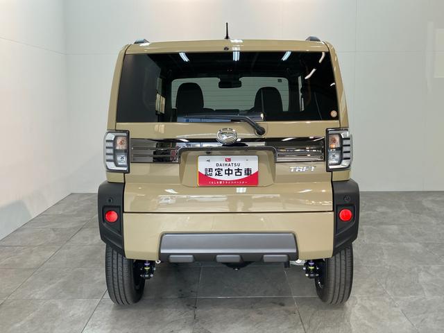 タフトＧダーククロムベンチャー　フルタイム４ＷＤ　届出済未使用車衝突被害軽減ブレーキ・スマートアシスト　フルタイム４ＷＤ　コーナーセンサー　ＬＥＤヘッドライト　スマートキー　前席シートヒーター　ナビ取付時用バックカメラ　スカイフィールトップ　届出済未使用車（滋賀県）の中古車