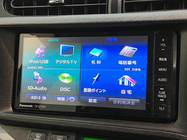 アクアＳ　フルセグナビ　バックカメラ　スマートキーＬＥＤライト　純正アルミ　スマートキー　オートエアコン　フルセグナビ　ＤＶＤ　Ｂｌｕｅｔｏｏｔｈ　ＵＳＢ　ＣＤ録音　バックカメラ（滋賀県）の中古車