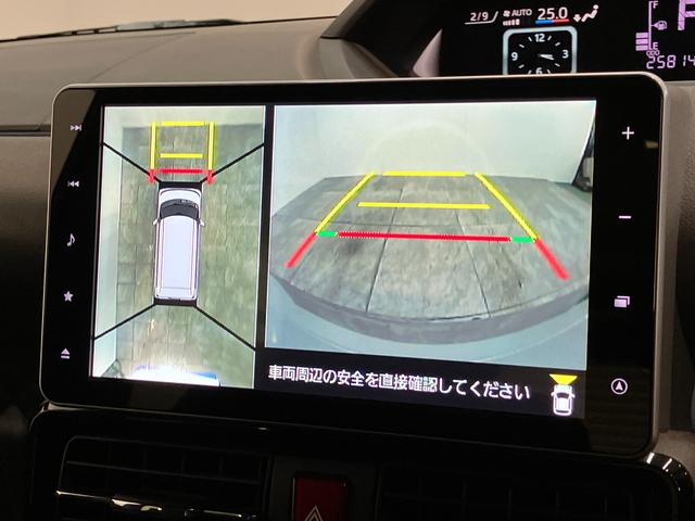 タントカスタムＲＳ　９型ナビ　パノラマカメラ　レーダークルコン追突被害軽減ブレーキ　ＬＥＤ　両側電動スライドドア　レーダークルーズコントロール　前席シートヒーター　９インチフルセグナビ　ＤＶＤ　Ｂｌｕｅｔｏｏｔｈ　ＵＳＢ　ＣＤ録音　パノラマカメラ　前後ドラレコ（滋賀県）の中古車