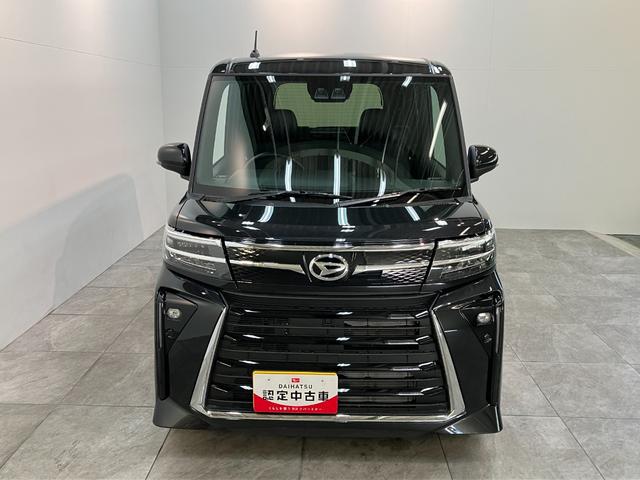 タントカスタムＸ　届出済未使用車　両側電動スライドドア追突被害軽減ブレーキ　スマアシ　コーナーセンサー　ＬＥＤ　スマートキー　両側電動スライドドア　前席シートヒーター　ナビ取付時用バックカメラ（滋賀県）の中古車