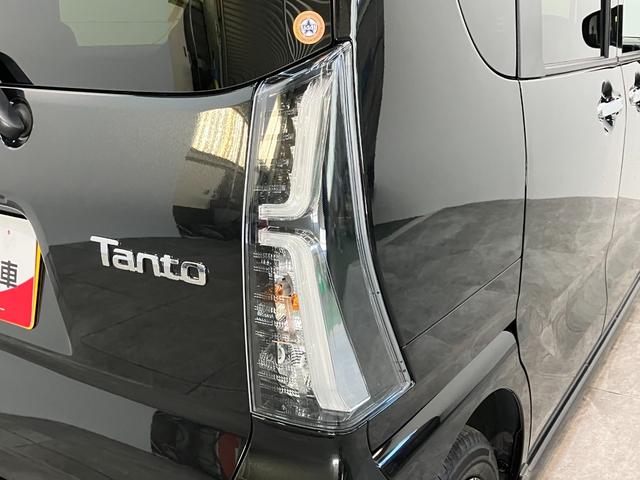 タントカスタムＸ　届出済未使用車　両側電動スライドドア追突被害軽減ブレーキ　スマアシ　コーナーセンサー　ＬＥＤ　スマートキー　両側電動スライドドア　前席シートヒーター　ナビ取付時用バックカメラ（滋賀県）の中古車