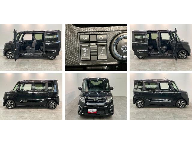 タントカスタムＸスタイルセレクション　フルセグナビ　パノラマカメラ追突被害軽減ブレーキ　スマアシ　コーナーセンサー　ＬＥＤ　スマートキー　両側電動スライドドア　前席シートヒーター　フルセグナビ　ＤＶＤ　Ｂｌｕｅｔｏｏｔｈ　ナビ連動前後ドラレコ　パノラマカメラ（滋賀県）の中古車