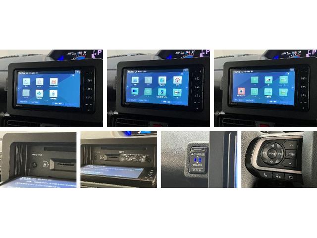 タントカスタムＸスタイルセレクション　フルセグナビ　パノラマカメラ追突被害軽減ブレーキ　スマアシ　コーナーセンサー　ＬＥＤ　スマートキー　両側電動スライドドア　前席シートヒーター　フルセグナビ　ＤＶＤ　Ｂｌｕｅｔｏｏｔｈ　ナビ連動前後ドラレコ　パノラマカメラ（滋賀県）の中古車