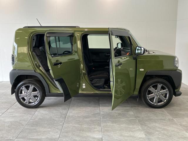 タフトＧターボ　４ＷＤ　フルセグナビ　バックカメラ　前後ドラレコ追突被害軽減ブレーキ　コーナーセンサー　ＬＥＤ　スマートキー　前席シートヒーター　フルセグナビ　ＤＶＤ　Ｂｌｕｅｔｏｏｔｈ　ＵＳＢ　ＣＤ録音　バックカメラ　レーダークルコン　前後ドラレコ（滋賀県）の中古車