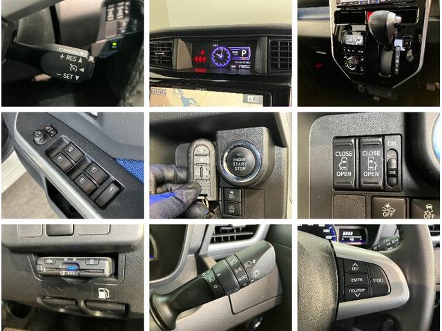 トールカスタムＧターボＳＡ３　９型ナビ　パノラマカメラ衝突被害軽減ブレーキ・スマアシ３　コーナーセンサー　ＬＥＤヘッドライト　両側電動スライドドア　クルーズコントロール　９インチフルセグナビ　ＤＶＤ　Ｂｌｕｅｔｏｏｔｈ　ＵＳＢ　パノラマカメラ　ドラレコ（滋賀県）の中古車