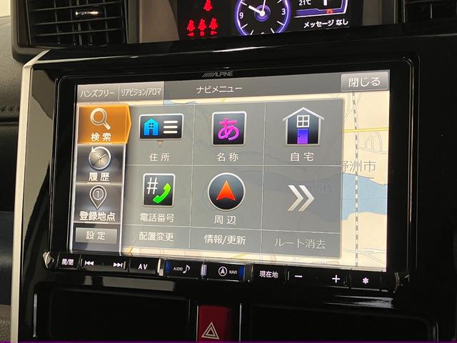 トールカスタムＧターボＳＡ３　９型ナビ　パノラマカメラ衝突被害軽減ブレーキ・スマアシ３　コーナーセンサー　ＬＥＤヘッドライト　両側電動スライドドア　クルーズコントロール　９インチフルセグナビ　ＤＶＤ　Ｂｌｕｅｔｏｏｔｈ　ＵＳＢ　パノラマカメラ　ドラレコ（滋賀県）の中古車