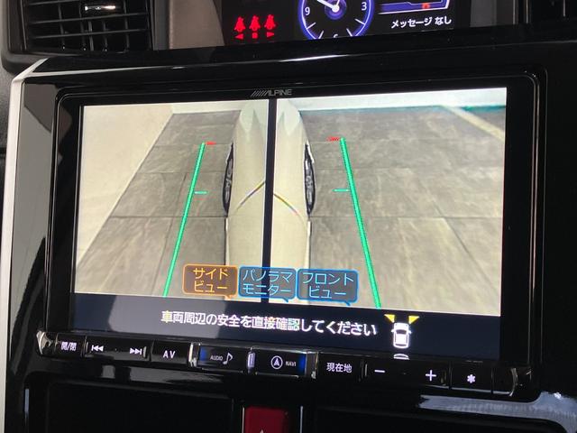 トールカスタムＧターボＳＡ３　９型ナビ　パノラマカメラ衝突被害軽減ブレーキ・スマアシ３　コーナーセンサー　ＬＥＤヘッドライト　両側電動スライドドア　クルーズコントロール　９インチフルセグナビ　ＤＶＤ　Ｂｌｕｅｔｏｏｔｈ　ＵＳＢ　パノラマカメラ　ドラレコ（滋賀県）の中古車