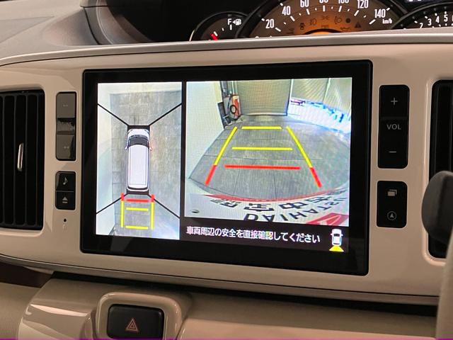 ムーヴキャンバスＧメイクアップＶＳ　ＳＡ３　８型ナビ　走行３千キロ追突被害軽減ブレーキ　スマアシ３　ＬＥＤ　スマートキー　両側電動スライドドア　スマートキー　運転席シートヒーター　８インチフルセグナビ　ＤＶＤ　Ｂｌｕｅｔｏｏｔｈ　ＵＳＢ　パノラマカメラ　前後ドラレコ（滋賀県）の中古車