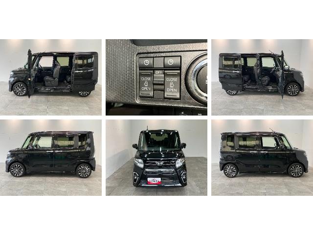 タントカスタムＲＳセレクション　９型ナビ　パノラマカメラ追突被害軽減ブレーキ　コーナーセンサー　ＬＥＤ　スマートキー　両側電動スライドドア　レーダークルコン　シートヒーター　９インチフルセグナビ　ＤＶＤ　Ｂｌｕｅｔｏｏｔｈ　ＵＳＢ　前後ドラレコ　ＥＴＣ（滋賀県）の中古車