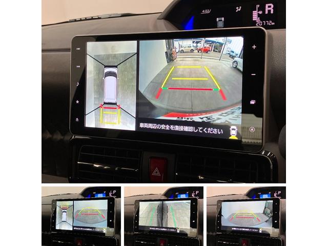 タントカスタムＲＳセレクション　９型ナビ　パノラマカメラ追突被害軽減ブレーキ　コーナーセンサー　ＬＥＤ　スマートキー　両側電動スライドドア　レーダークルコン　シートヒーター　９インチフルセグナビ　ＤＶＤ　Ｂｌｕｅｔｏｏｔｈ　ＵＳＢ　前後ドラレコ　ＥＴＣ（滋賀県）の中古車