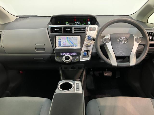 プリウスアルファＳ　Ｌセレクション　ワンセグナビ　バックカメラ　車検整備付スマートキー　オートエアコン　ワンセグナビ　ドラレコ　バックカメラ　ＥＴＣ車載器（滋賀県）の中古車