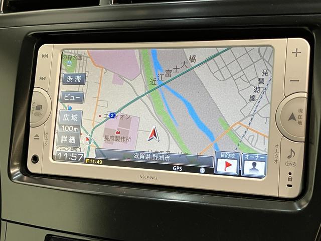 プリウスアルファＳ　Ｌセレクション　ワンセグナビ　バックカメラ　車検整備付スマートキー　オートエアコン　ワンセグナビ　ドラレコ　バックカメラ　ＥＴＣ車載器（滋賀県）の中古車