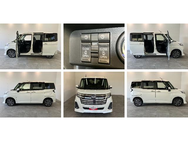 トールカスタムＧターボ　９型ナビ　パノラマカメラ　前後ドラレコ追突被害軽減ブレーキ　スマアシ　コーナーセンサー　ＬＥＤ　スマートキー　両側電動スライドドア　レーダークルーズコントロール　９インチフルセグナビ　ＤＶＤ　Ｂｌｕｅｔｏｏｔｈ　ＵＳＢ　パノラマカメラ（滋賀県）の中古車