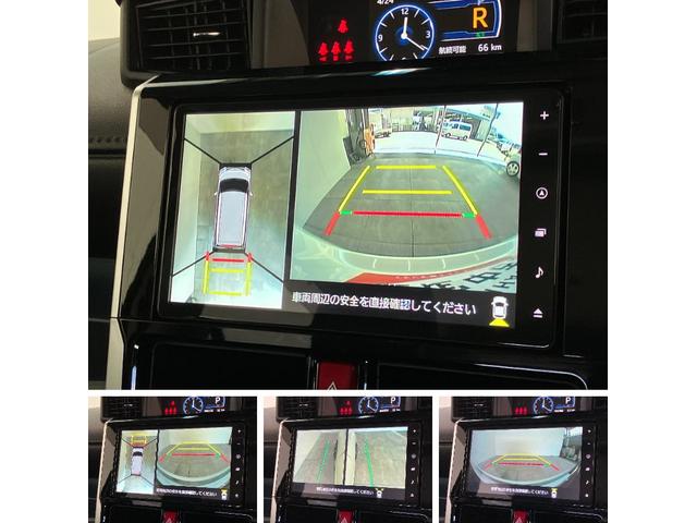 トールカスタムＧターボ　９型ナビ　パノラマカメラ　前後ドラレコ追突被害軽減ブレーキ　スマアシ　コーナーセンサー　ＬＥＤ　スマートキー　両側電動スライドドア　レーダークルーズコントロール　９インチフルセグナビ　ＤＶＤ　Ｂｌｕｅｔｏｏｔｈ　ＵＳＢ　パノラマカメラ（滋賀県）の中古車