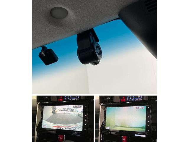 トールカスタムＧターボ　９型ナビ　パノラマカメラ　前後ドラレコ追突被害軽減ブレーキ　スマアシ　コーナーセンサー　ＬＥＤ　スマートキー　両側電動スライドドア　レーダークルーズコントロール　９インチフルセグナビ　ＤＶＤ　Ｂｌｕｅｔｏｏｔｈ　ＵＳＢ　パノラマカメラ（滋賀県）の中古車