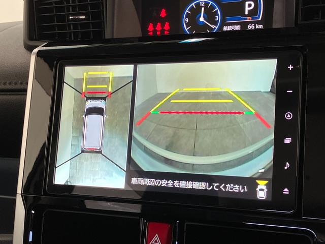 トールカスタムＧターボ　９型ナビ　パノラマカメラ　前後ドラレコ追突被害軽減ブレーキ　スマアシ　コーナーセンサー　ＬＥＤ　スマートキー　両側電動スライドドア　レーダークルーズコントロール　９インチフルセグナビ　ＤＶＤ　Ｂｌｕｅｔｏｏｔｈ　ＵＳＢ　パノラマカメラ（滋賀県）の中古車