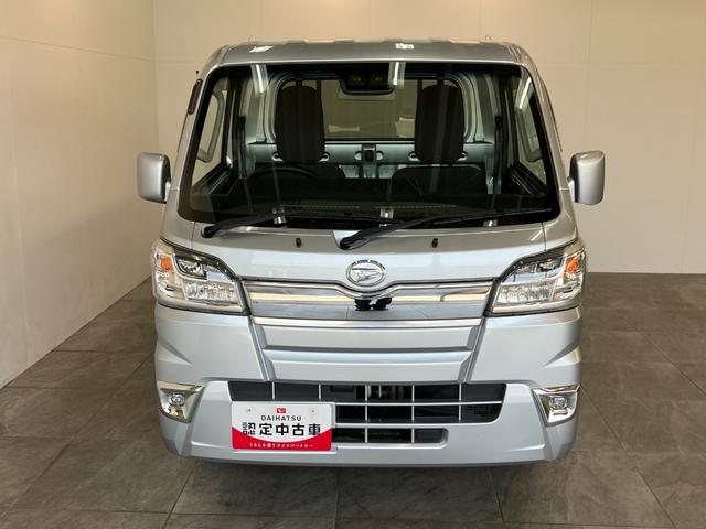 ハイゼットトラックエクストラＳＡ３ｔ　４ＷＤ　ＡＴ　リヤ４枚リーフスプリング４ＷＤ　ＡＴ　衝突被害軽減ブレーキ　リヤ４枚リーフスプリング　ストロング防錆　ＬＥＤヘッドライト　パワーウインドウ　キーレスエントリー　マニュアルエアコン　マニュアルレベリング　車検整備付（滋賀県）の中古車