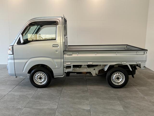 ハイゼットトラックエクストラＳＡ３ｔ　４ＷＤ　ＡＴ　リヤ４枚リーフスプリング４ＷＤ　ＡＴ　衝突被害軽減ブレーキ　リヤ４枚リーフスプリング　ストロング防錆　ＬＥＤヘッドライト　パワーウインドウ　キーレスエントリー　マニュアルエアコン　マニュアルレベリング　車検整備付（滋賀県）の中古車