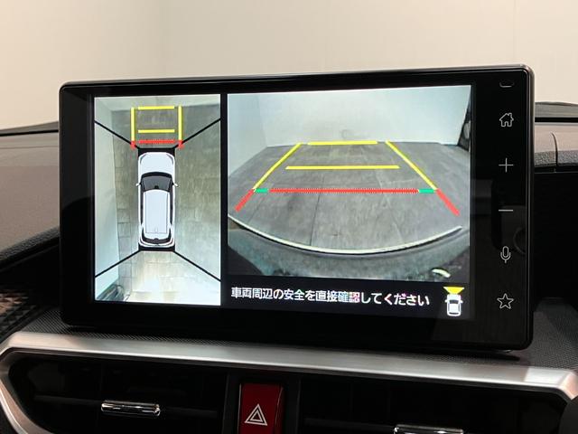 ロッキープレミアムＧ　ＨＥＶ　９型ディスプレイオーディオ　車検整備付追突被害軽減ブレーキ　スマアシ　コーナーセンサー　ＬＥＤ　スマートキー　レーダークルーズコントロール　前席シートヒーター　９インチディスプレイオーディオ　Ｂｌｕｅｔｏｏｔｈ　ＵＳＢ　パノラマカメラ（滋賀県）の中古車