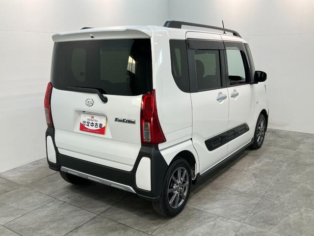 タントファンクロス　両側電動スライドドア　前席シートヒーター追突被害軽減ブレーキ　スマアシ　コーナーセンサー　ＬＥＤ　スマートキー　両側電動スライドドア　前席シートヒーター　オートエアコン　ナビ取付時用バックカメラ（滋賀県）の中古車