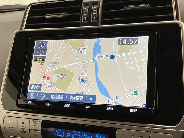 ランドクルーザープラドＴＸ　Ｌパッケージ　９型ナビ　Ｂカメラ　サンルーフ　ドラレコ追突被害軽減ブレーキ　ＴＳＳ　レーダークルーズコントロール　前席シートヒーター＆クーラー　９インチフルセグナビ　ＤＶＤ　Ｂｌｕｅｔｏｏｔｈ　ＵＳＢ　バックカメラ　３６０度ドラレコ（滋賀県）の中古車
