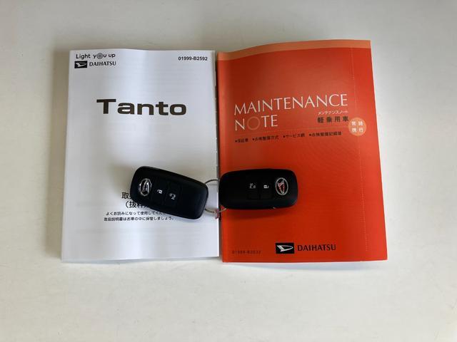 タントＸ　届出済未使用車　左側電動スライドドア　前席シートヒーター追突被害軽減ブレーキ　スマアシ　コーナーセンサー　ＬＥＤ　スマートキー　左側電動スライドドア　前席シートヒーター　オートエアコン　ナビ取付時用バックカメラ（滋賀県）の中古車