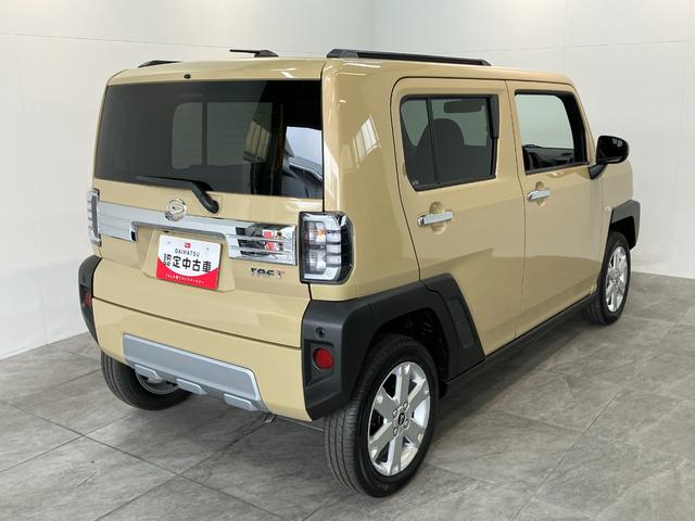 タフトＧクロムベンチャー　届出済未使用車　前席シートヒーター追突被害軽減ブレーキ　スマアシ　コーナーセンサー　ＬＥＤ　スマートキー　前席シートヒーター　オートエアコン　ナビ取付時用バックカメラ（滋賀県）の中古車