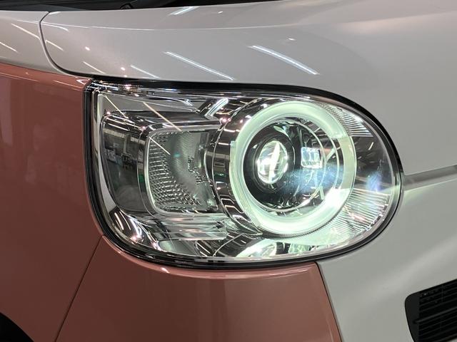 ムーヴキャンバスストライプスＧ　届出済未使用車　両側電動スライドドア追突被害軽減ブレーキ　スマアシ　コーナーセンサー　ＬＥＤ　スマートキー　前席シートヒーター　両側電動スライドドア　ナビ取付時用バックカメラ（滋賀県）の中古車