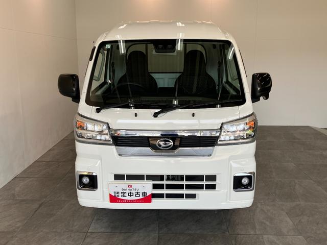 ハイゼットトラックジャンボエクストラ　４ＷＤ　ＬＥＤヘッドライト　スマートキー衝突被害軽減ブレーキ　コーナーセンサー　電子制御式４ＷＤ　ＣＶＴ　ＬＥＤヘッドライト　オートライト　スマートキー　スーパーデフロック　パワーウインドウ　マニュアルエアコン　エコアイドル（滋賀県）の中古車
