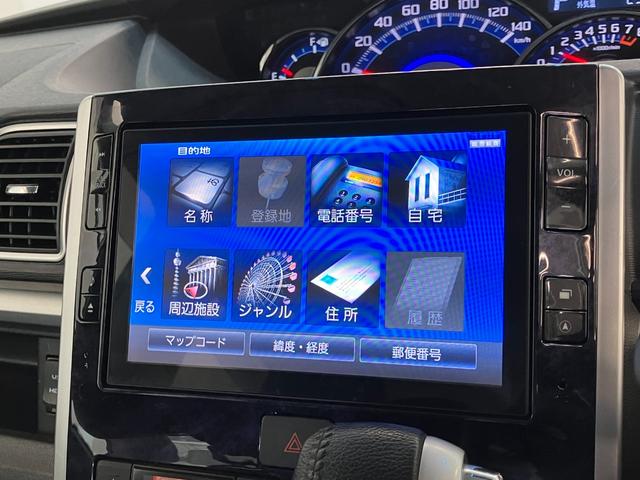タントカスタムＲＳトップエディションＳＡ２　８型ナビ　ドラレコ追突被害軽減ブレーキ　スマアシ２　ＬＥＤ　スマートキー　両側電動スライドドア　８インチフルセグナビ　ＤＶＤ　Ｂｌｕｅｔｏｏｔｈ　ＵＳＢ　ドラレコ　バックカメラ　ＥＴＣ車載器（滋賀県）の中古車
