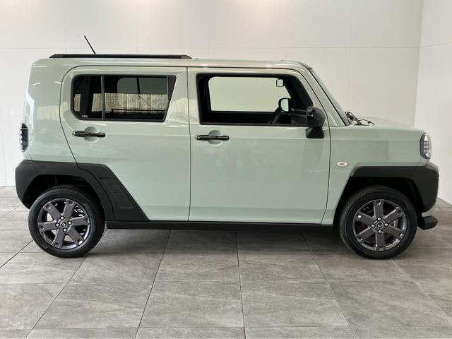 タフトＧ　ダーククロムベンチャー　届出済未使用車　シートヒーター衝突被害軽減ブレーキ　コーナーセンサー　バックカメラ（ナビ装着時用）　前席シートヒーター　電動パーキングブレーキ　ＬＥＤヘッドライト　オートライト　オートエアコン　スマートキー　エコアイドル（滋賀県）の中古車