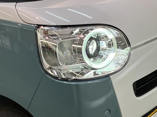 ムーヴキャンバスストライプスＧ　届出済未使用車　両側電動スライドドア追突被害軽減ブレーキ　スマアシ　コーナーセンサー　ＬＥＤ　スマートキー　両側電動スライドドア　前席シートヒーター　オートエアコン　ナビ取付時用バックカメラ（滋賀県）の中古車