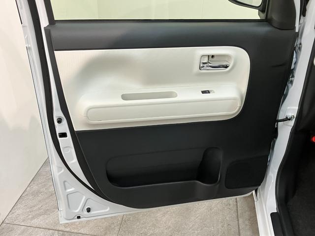 ムーヴキャンバスストライプスＧ　届出済未使用車　両側電動スライドドア追突被害軽減ブレーキ　スマアシ　コーナーセンサー　ＬＥＤ　スマートキー　両側電動スライドドア　前席シートヒーター　オートエアコン　ナビ取付時用バックカメラ（滋賀県）の中古車