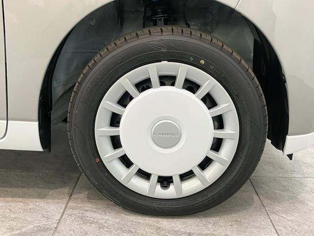 ムーヴキャンバスストライプスＧ　届出済未使用車　両側電動スライドドア追突被害軽減ブレーキ　スマアシ　コーナーセンサー　ＬＥＤ　スマートキー　両側電動スライドドア　前席シートヒーター　オートエアコン　ナビ取付時用バックカメラ（滋賀県）の中古車