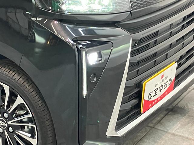 タントカスタムＲＳ　ターボ　前席シートヒーター　届出済未使用車衝突被害軽減ブレーキ　コーナーセンサー　バックカメラ（ナビ装着時用）　両側電動スライドドア　前席シートヒーター　電動パーキングブレーキ　ＬＥＤ　オートライト　オートエアコン　スマートキー　エコアイドル（滋賀県）の中古車