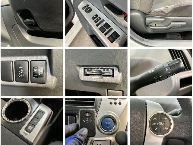 プリウスアルファＳ　フルセグナビ　バックカメラ　前後ドラレコ　車検整備付フルセグナビ　Ｂｌｕｅｔｏｏｔｈ　ＤＶＤ再生　バックカメラ　前後ドライブレコーダー　ＥＴＣ車載器オートライト　オートエアコン　スマートキー　電動格納式ドアミラー　車検整備付（滋賀県）の中古車