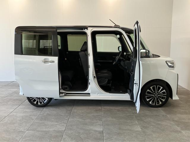 タントカスタムＲＳ　９型ディスプレイオーディオ　パノラマカメラ追突被害軽減ブレーキ　コーナーセンサー　ＬＥＤ　前席シートヒーター　レーダークルーズコントロール　両側電動スライドドア　９インチディスプレイオーディオ　Ｂｌｕｅｔｏｏｔｈ　ＵＳＢ　パノラマカメラ（滋賀県）の中古車