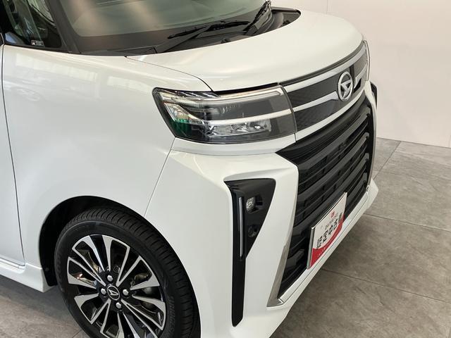 タントカスタムＲＳ　９型ディスプレイオーディオ　パノラマカメラ追突被害軽減ブレーキ　コーナーセンサー　ＬＥＤ　前席シートヒーター　レーダークルーズコントロール　両側電動スライドドア　９インチディスプレイオーディオ　Ｂｌｕｅｔｏｏｔｈ　ＵＳＢ　パノラマカメラ（滋賀県）の中古車