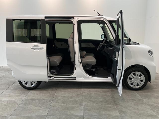 タントＸ　左側電動スライドドア　前席シートヒーター　届出済未使用車衝突被害軽減ブレーキ　コーナーセンサー　バックカメラ（ナビ装着時用）　左側電動スライドドア　前席シートヒーター　電動パーキングブレーキ　ＬＥＤ　オートライト　オートエアコン　スマートキー　エコアイドル（滋賀県）の中古車