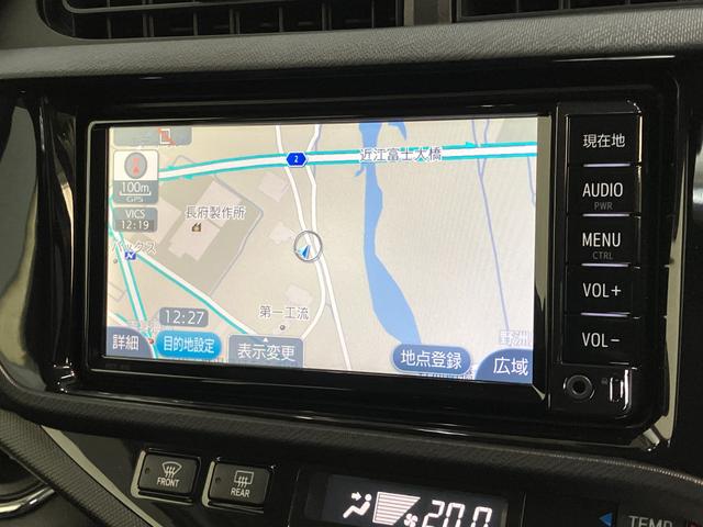 アクアＧ　Ｇ’ｓ　ナビ　ワンセグ　バックカメラ　車検整備付追突被害軽減ブレーキ　トヨタセーフティセンス　ＬＥＤ　キーレス　クルーズコントロール　ワンセグナビ　Ｂｌｕｅｔｏｏｔｈ　バックカメラ　前後ドラレコ（滋賀県）の中古車
