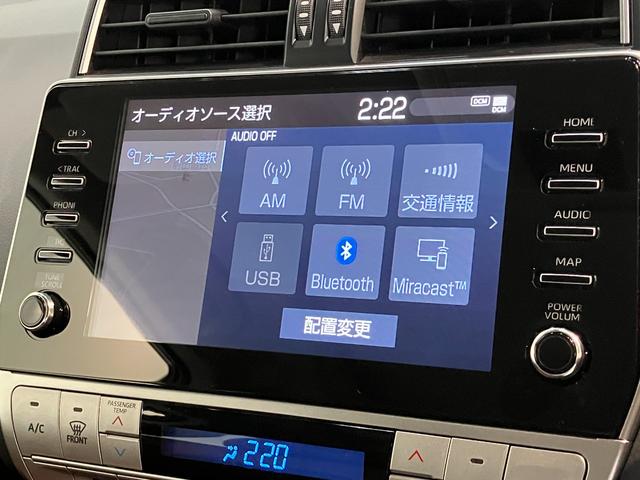 ランドクルーザープラドＴＸ　ディーゼル車　ナビ　パノラマカメラ　レーダークルコン追突被害軽減ブレーキ　ＴＳＳ　４ＷＤ　デフロック　ＭＯＮＳＴＡタイヤ　レーダークルーズコントロール　ナビ　Ｂｌｕｅｔｏｏｔｈ　ＵＳＢ　パノラマカメラ　ドラレコ　ＥＴＣ２．０　サンルーフ（滋賀県）の中古車
