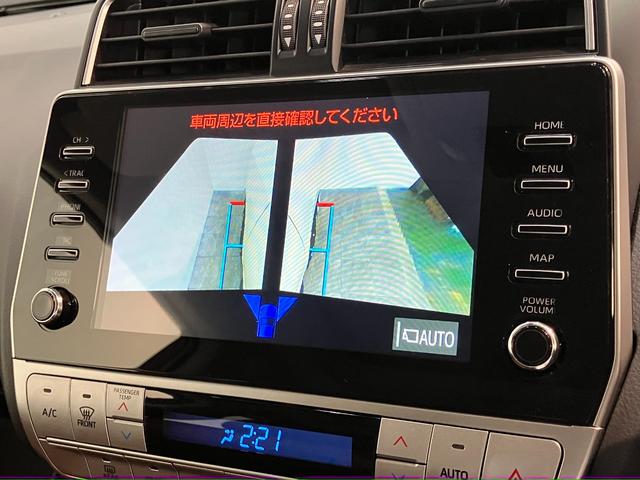ランドクルーザープラドＴＸ　ディーゼル車　ナビ　パノラマカメラ　レーダークルコン追突被害軽減ブレーキ　ＴＳＳ　４ＷＤ　デフロック　ＭＯＮＳＴＡタイヤ　レーダークルーズコントロール　ナビ　Ｂｌｕｅｔｏｏｔｈ　ＵＳＢ　パノラマカメラ　ドラレコ　ＥＴＣ２．０　サンルーフ（滋賀県）の中古車