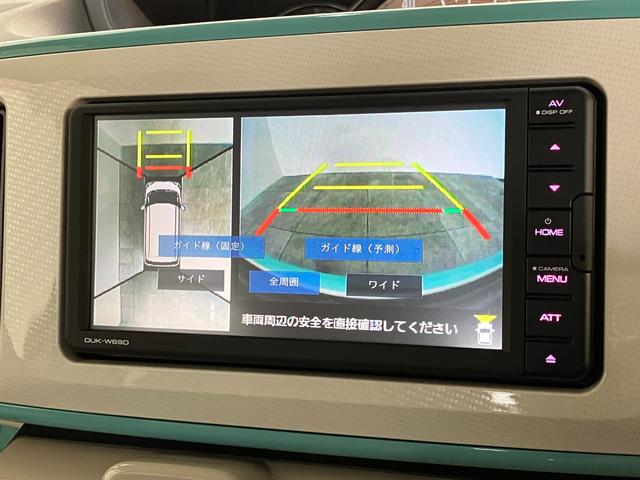 ムーヴキャンバスＧメイクアップリミテッドＳＡ３　ディスプレイオーディオ追突被害軽減ブレーキ　スマアシ３　ＬＥＤ　スマートキー　両側電動スライドドア　ディスプレイオーディオ　ＤＶＤ　Ｂｌｕｅｔｏｏｔｈ　ＵＳＢ　パノラマカメラ　ドラレコ　ＥＴＣ車載器（滋賀県）の中古車
