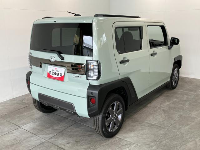 タフトＧダーククロムベンチャー　届出済未使用車　前席シートヒーター追突被害軽減ブレーキ　スマアシ　コーナーセンサー　ＬＥＤ　スマートキー　オートエアコン　前席シートヒーター　スカイフィールトップ　ナビ取付時用バックカメラ（滋賀県）の中古車