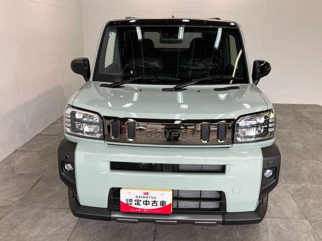 タフトＧダーククロムベンチャー　届出済未使用車　前席シートヒーター追突被害軽減ブレーキ　スマアシ　コーナーセンサー　ＬＥＤ　スマートキー　オートエアコン　前席シートヒーター　スカイフィールトップ　ナビ取付時用バックカメラ（滋賀県）の中古車